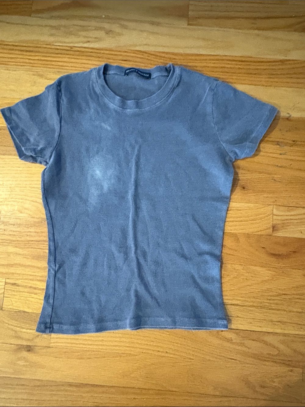 Brandy Melville Girls' Short Sleeve Crew Tee - Gray